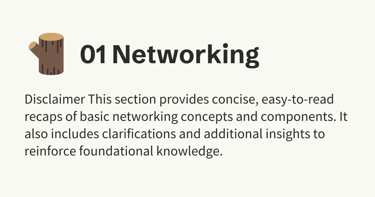 01 Networking